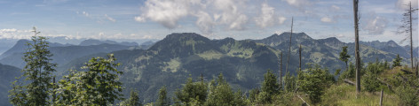 Gipfel-Panorama: Brünnstein + Großer Traithen