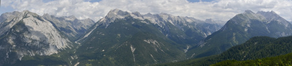 das Karwendel-Panorama